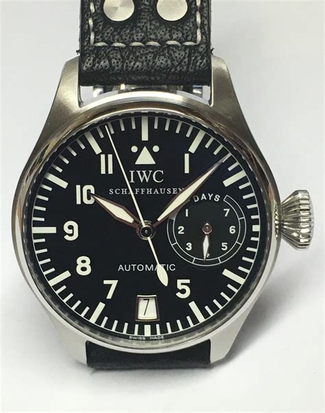 iwc fliegeruhr lume|iwc schaffhausen die grosse fliegeruhr.